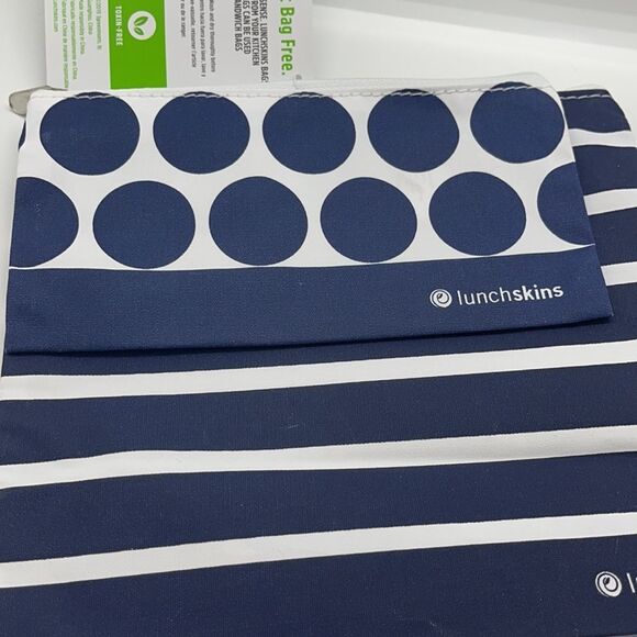 NWT Lunchskins Reusable Zippered 2-Pack Bag Set - Picture 6 of 7
